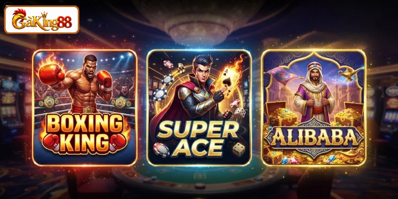 Danh mục game nổ hũ GAKING88 nổi bật