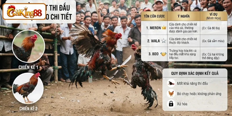 Đá Gà Cựa Dao GAKING88 - Nơi Hội Tụ Các Màn So Tài Đỉnh Cao 2 Tìm hiểu luật thi đấu đá gà cựa dao chi tiết